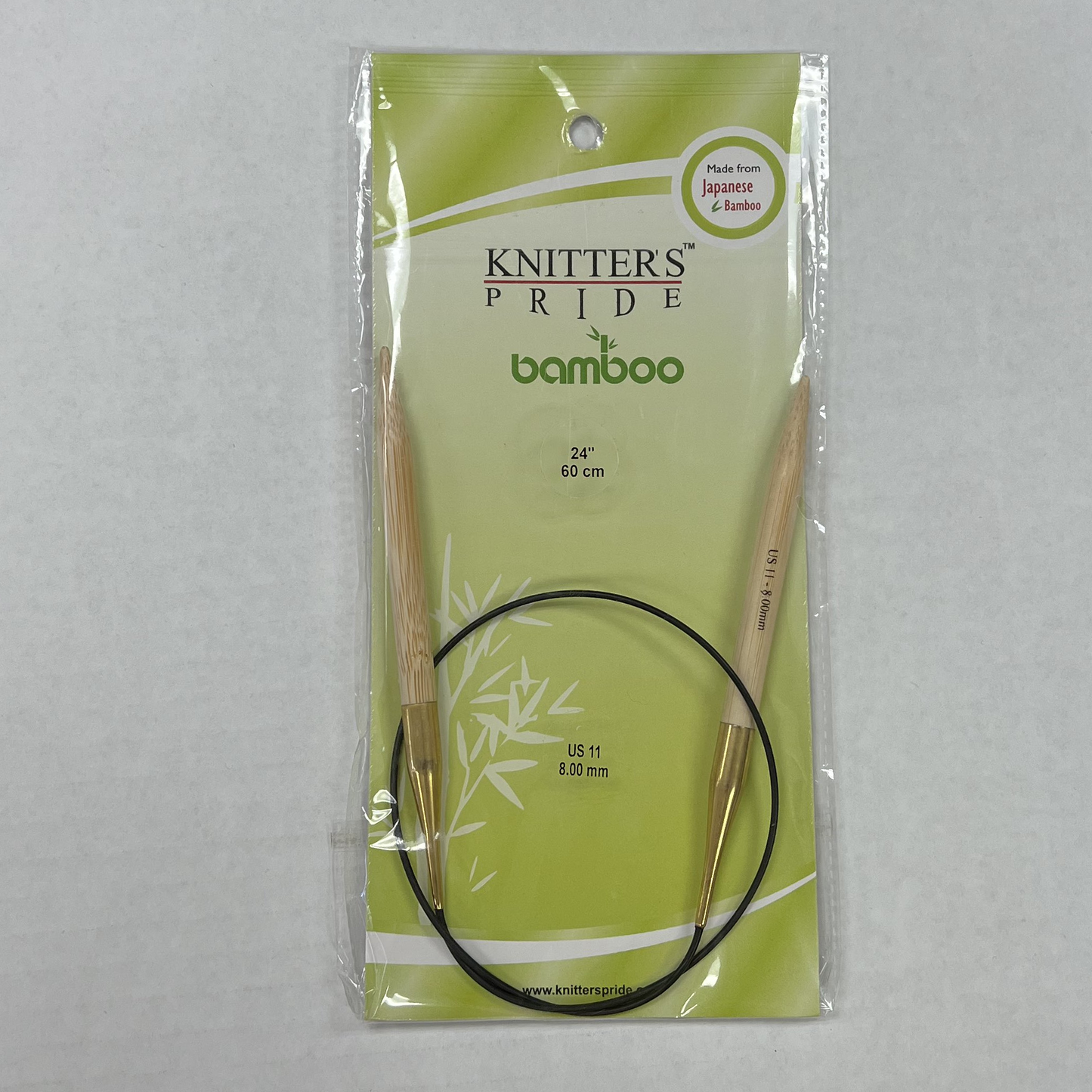 Knitter's Pride - Bamboo - US 11 / 8.00mm Fixed Circular Needles