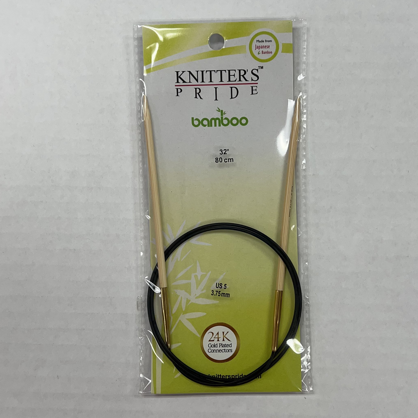 Knitter's Pride - Bamboo - US 5 / 3.75mm Fixed Circular Needles