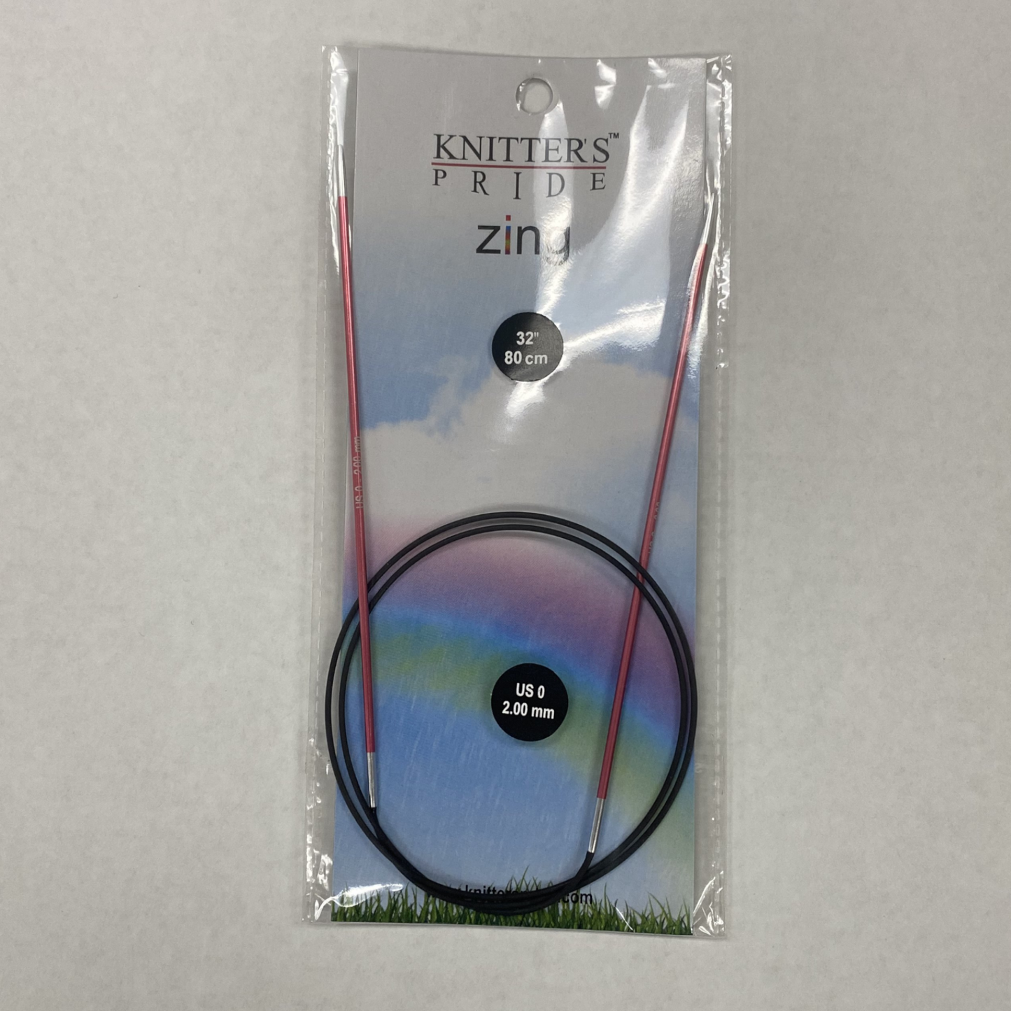 Knitter's Pride - Zing - US 0 / 2.00mm Fixed Circular Needles