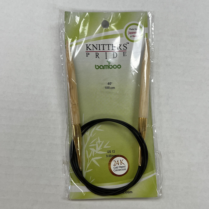 Knitter's Pride - Bamboo - US 13 / 9.00mm Fixed Circular Needles
