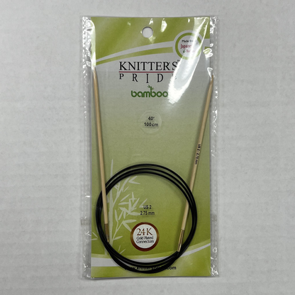 Knitter's Pride - Bamboo - US 2 / 2.75mm Fixed Circular Needles
