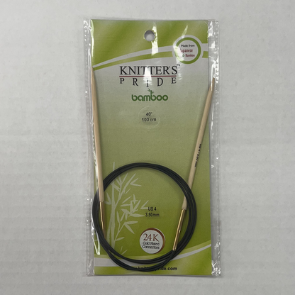 Knitter's Pride - Bamboo - US 4 / 3.50mm Fixed Circular Needles