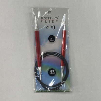 Knitter's Pride - Zing - US 13 / 9.00mm Fixed Circular Needles