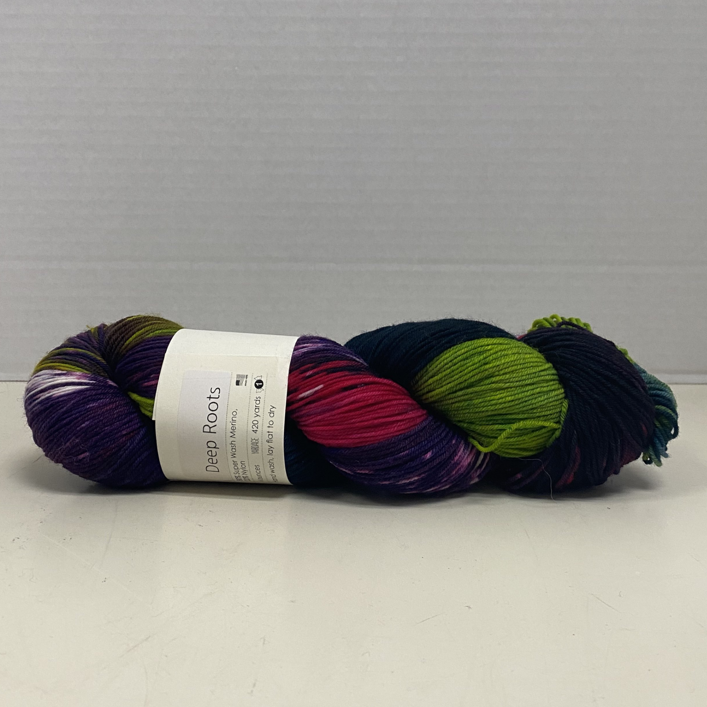 Knitted Wit Sock 80% Superwash Merino, 20% Nylon - Variegated