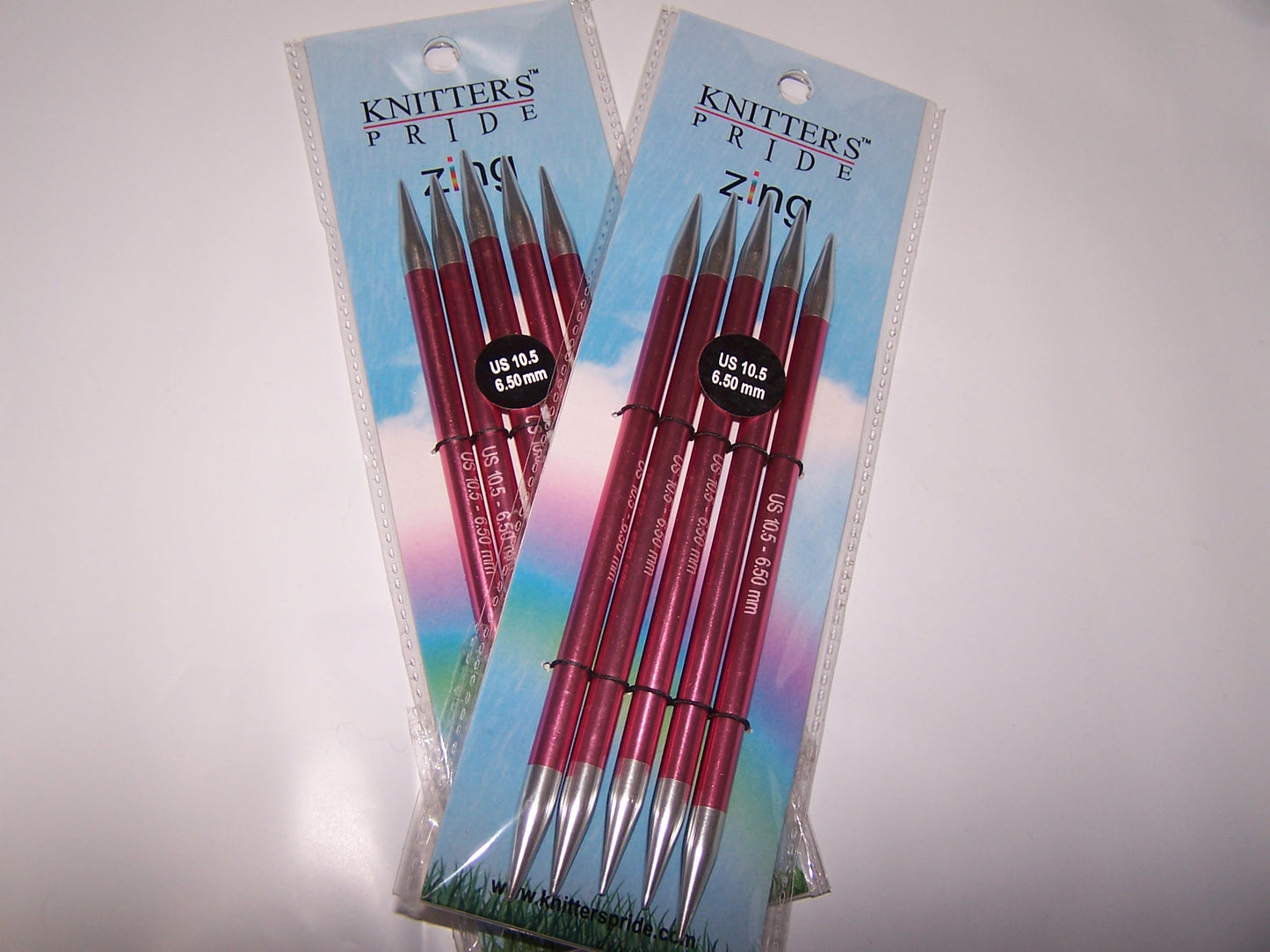 Knitters Pride Zine US 10.5 (6.50mm) size 6 inch DPN's